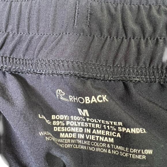 Rhoback Delta Performance Joggers Mens L Navy Blue Tapered Stretch Athleisure - Picture 7 of 7